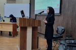 سخنرانی سرکار خانم طیبه آذرمهر عضو هیات علمی گروه اتاق عمل در بیست و پنجمین همایش کشوری آموزش علوم پزشکی